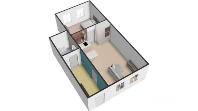 Pronájem, Byt 2+kk, Jihlava