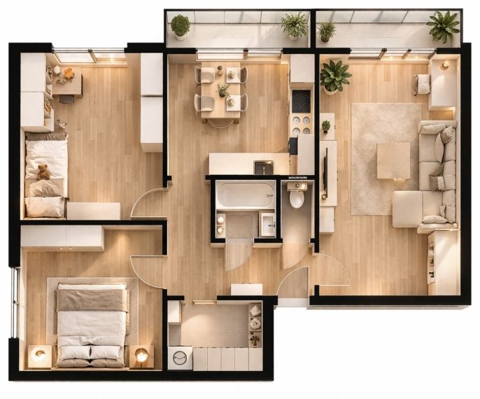 Prodej, Byt 3+1, Pohořelice