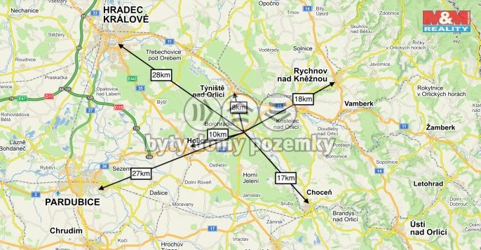 Prodej, Chata, Borohrádek