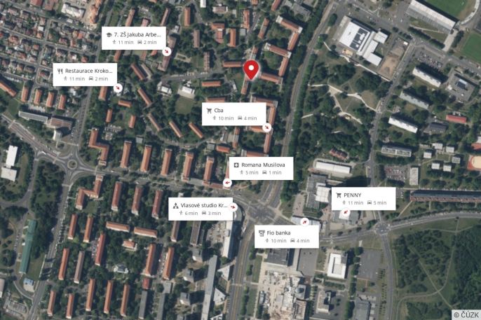 Pronájem, Byt 2+1, Most