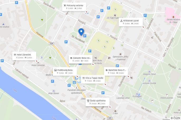 Pronájem, Byt 2+1, Poděbrady