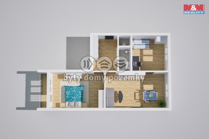 Prodej, Byt 3+kk, Teplice