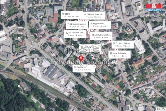 Pronájem, Byt 1+1, Ústí nad Orlicí