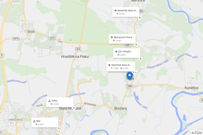 Prodej, Chata, Ráby