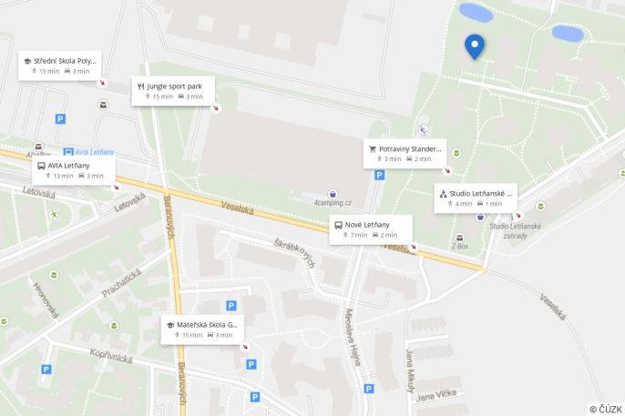 Pronájem, Byt 2+kk, Praha