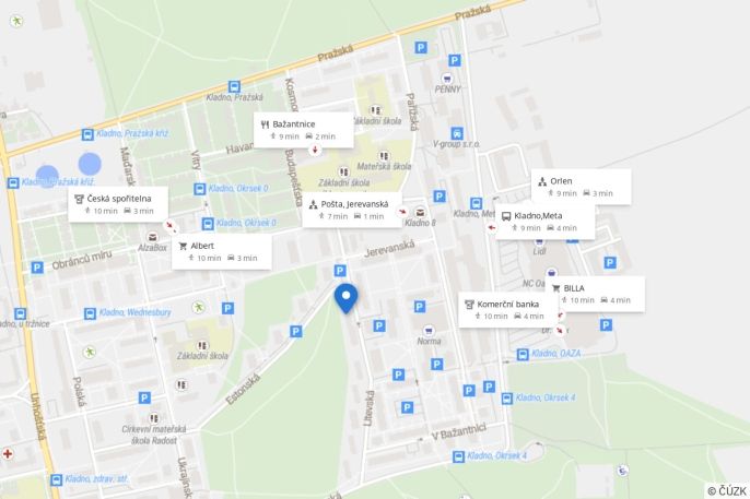Prodej, Byt 1+kk, Kladno