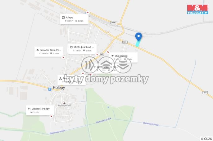 Prodej, Pozemek k bydlení, Polepy