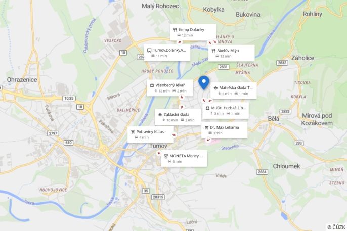 Prodej, Rodinný dům, Turnov