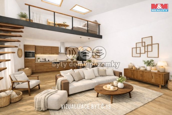 Prodej, Byt 3+kk, Žleby