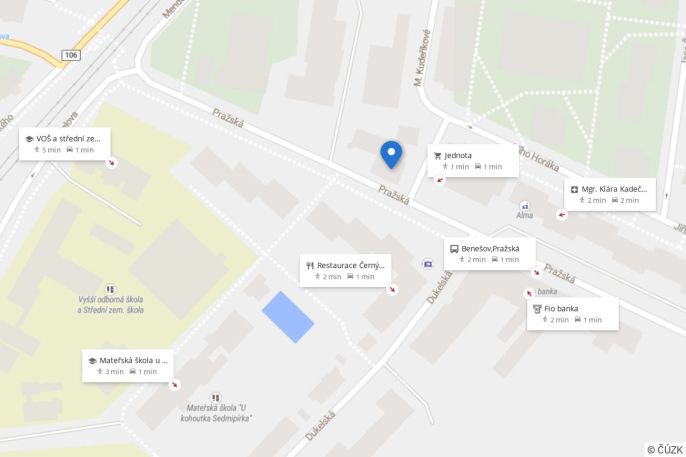 Pronájem, Byt 3+kk, Benešov