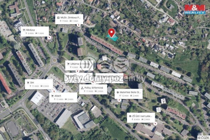 Prodej, Pozemek k bydlení, Ústí nad Labem