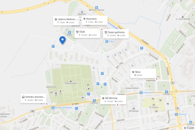 Pronájem, Byt 3+kk, Olomouc