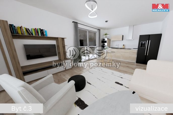 Prodej, Byt 2+kk, Žleby