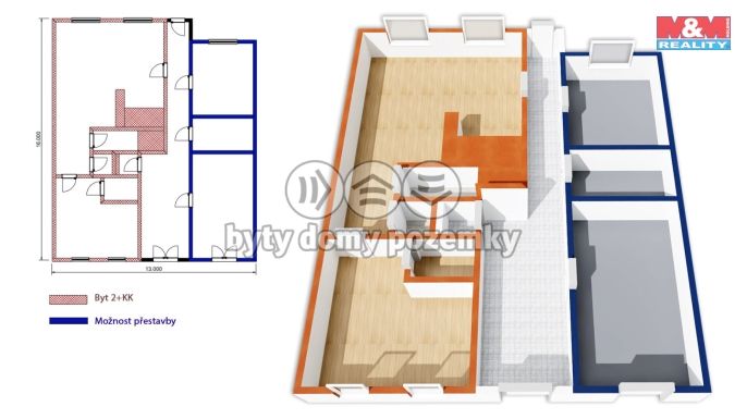 Prodej, Nájemní dům, Polná