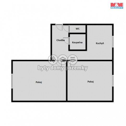 Prodej, Byt 2+1, Most