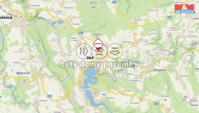 Pronájem, Chata, Seč