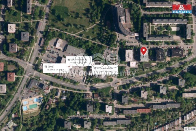 Pronájem, Byt 1+kk, Zlín