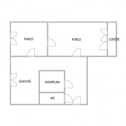 Prodej, Byt 2+1, Podbořany
