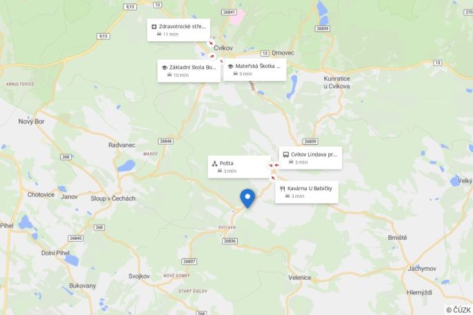 Prodej, Pozemek k bydlení, Cvikov