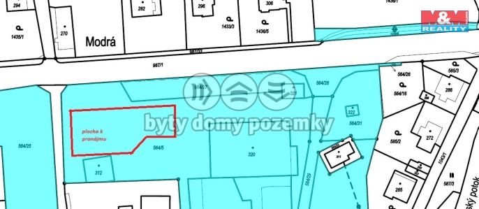 Pronájem, Komerční pozemky, Jílové