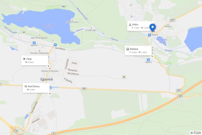 Pronájem, Sklad, Klabava