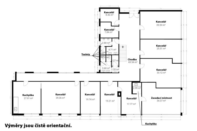 Pronájem, Kancelářský prostor, Klatovy