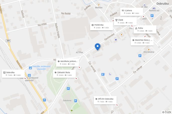 Pronájem, Byt 3+1, Dobruška