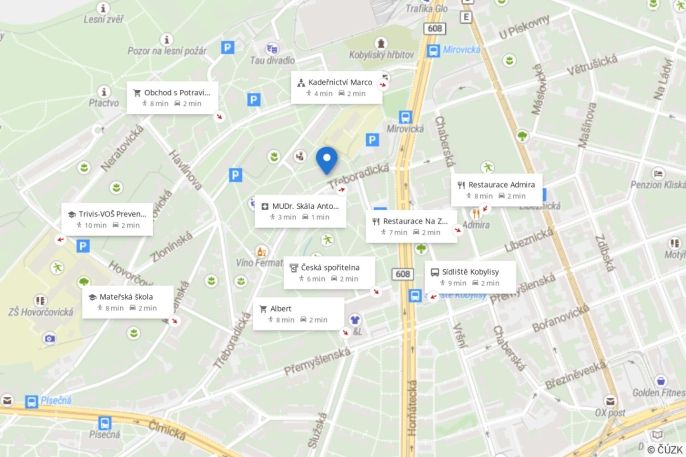Pronájem, Byt 2+kk, Praha
