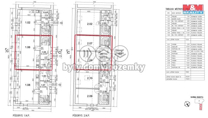 Pronájem, Byt 3+kk, Libenice
