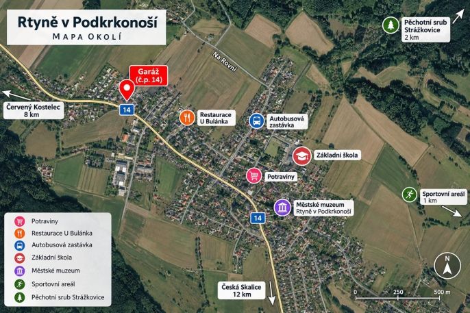 Prodej, Garáž, Rtyně v Podkrkonoší