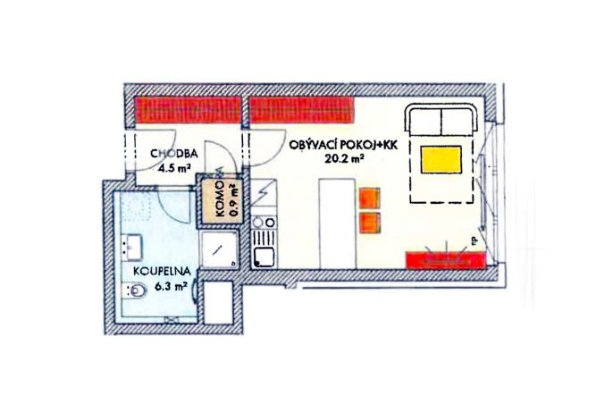 Prodej, Byt 1+kk, Praha