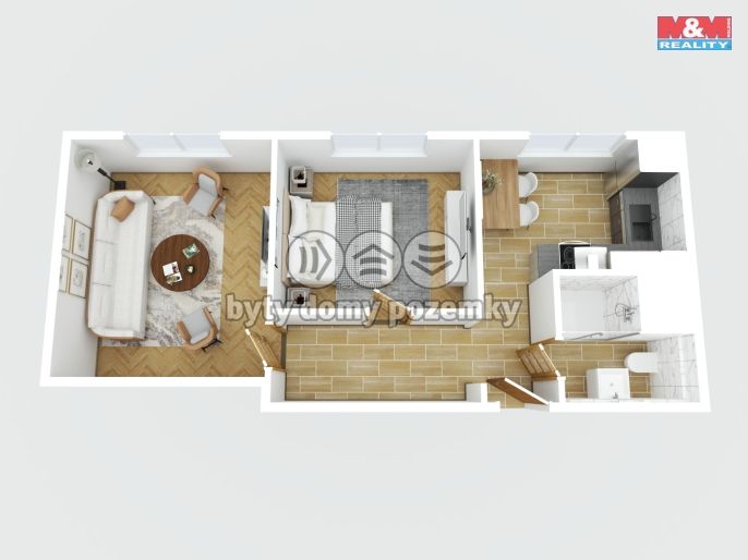 Prodej, Byt 2+1, Adamov