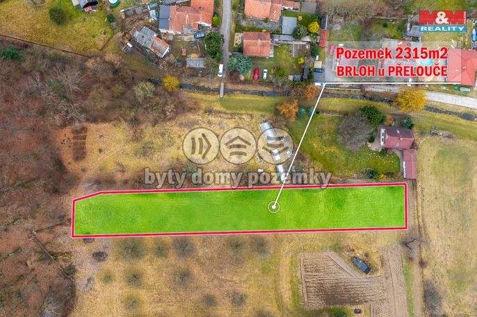 Prodej, Pozemek k bydlení, Brloh