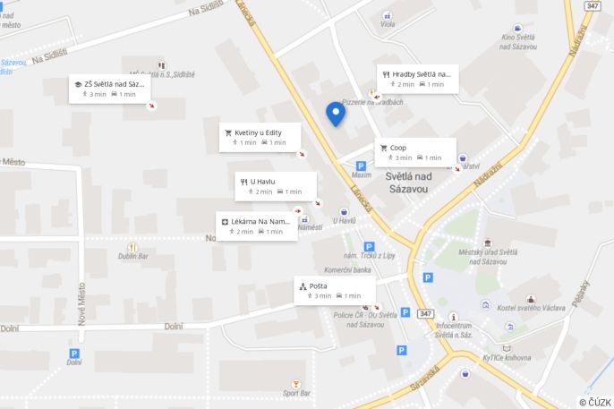 Pronájem, Obchod a služby, Světlá nad Sázavou