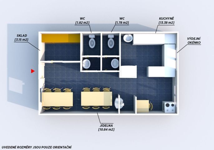 Pronájem, Restaurace, stravování, Nezvěstice