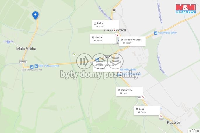 Prodej, Rodinný dům, Malá Vrbka