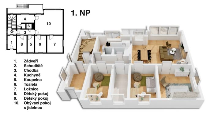 Prodej, Rodinný dům, Solnice