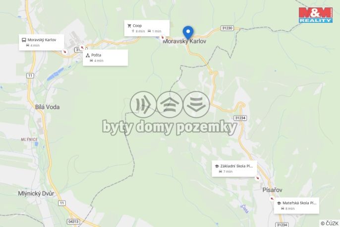 Prodej, Pozemek k bydlení, Červená Voda