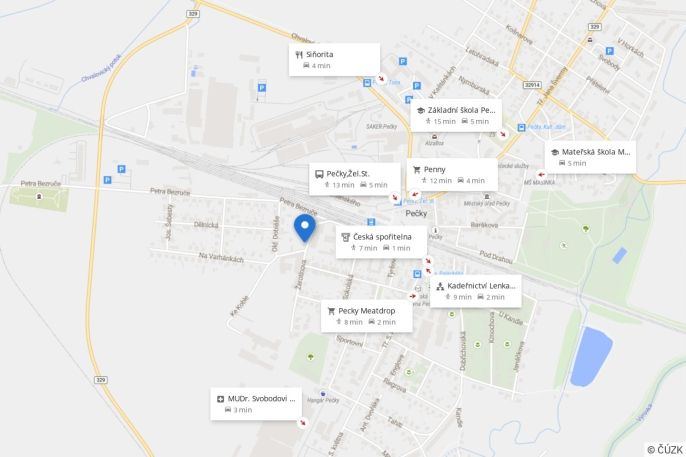 Pronájem, Byt 2+kk, Pečky