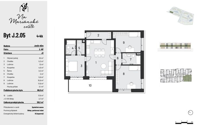Prodej, Byt 4+kk, Brandýs nad Labem-Stará Boleslav