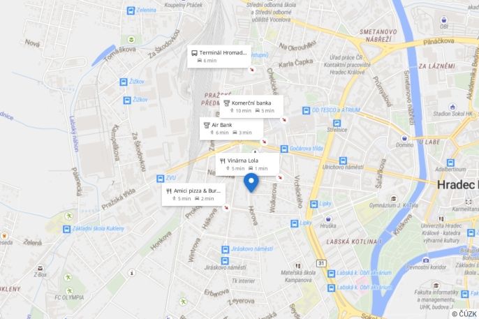 Pronájem, Byt 3+kk, Hradec Králové