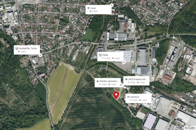 Prodej, Pozemek k bydlení, Pardubice