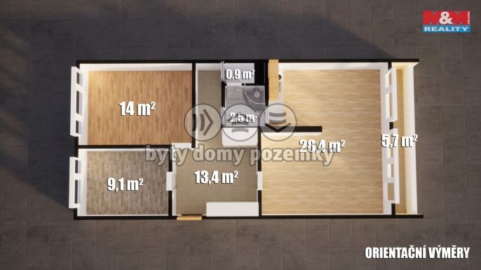 Prodej, Byt 3+1, Teplice