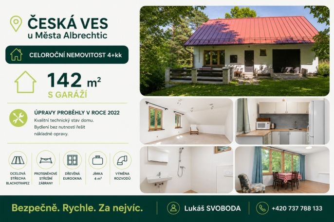 Prodej, Chata, Město Albrechtice