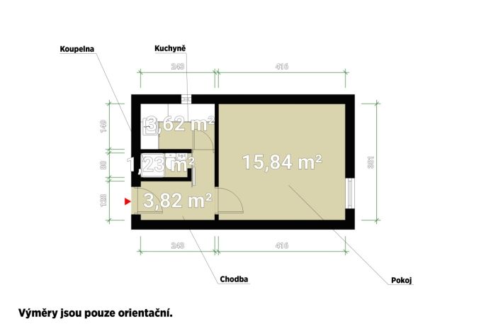 Prodej, Byt 1+1, Plzeň