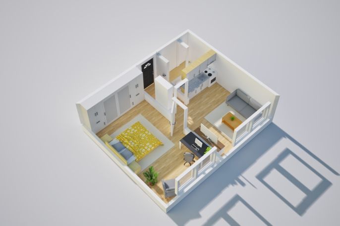 Prodej, Byt 1+1, Teplice