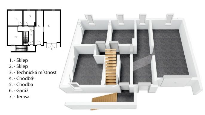 Prodej, Rodinný dům, Horní Planá