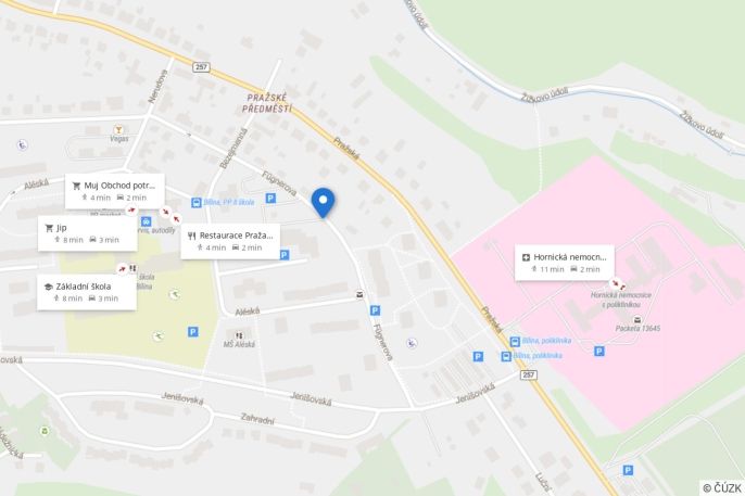 Prodej, Byt 2+kk, Bílina