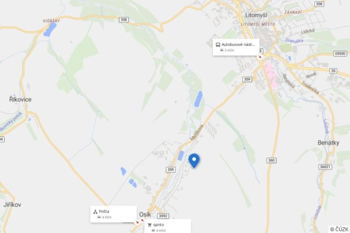 Pronájem, Sklad, Osík