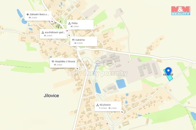 Prodej, Pozemek k bydlení, Jílovice